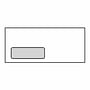 #10 Poly Window Business Envelopes, 4-1/8" x 9-1/2", 24#, Side Seam Lookins, White (Box of 500)