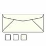 #10 Regular Business Envelopes, 4-1/8" x 9-1/2", 24#, 25% Cotton Bond, Watermarked, Imaging Finish, Cream (Box of 500)