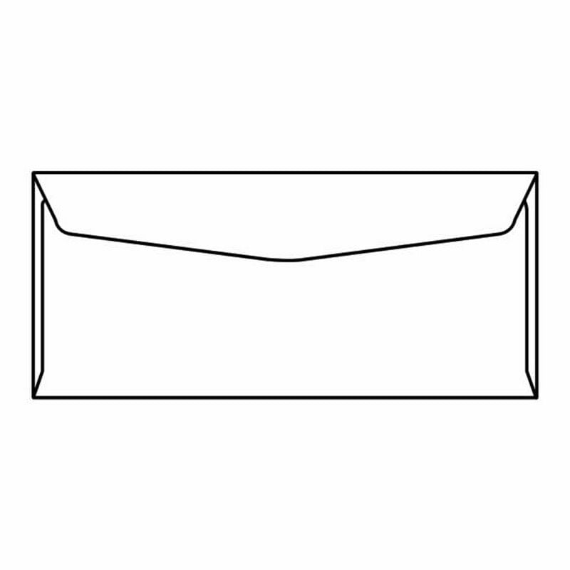 Side Seam 4-1/8"x9-1/2" 500/BX White Business Source Window Envelopes No 10 