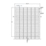1.5" x 0.4375" Six Across White General Purpose pinfeed Labels (60000 Labels Per Carton)