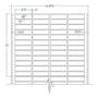 3.2" x 0.87" Four Across White pinfeed Cheshire Address Labels (40000 Labels Per Carton)