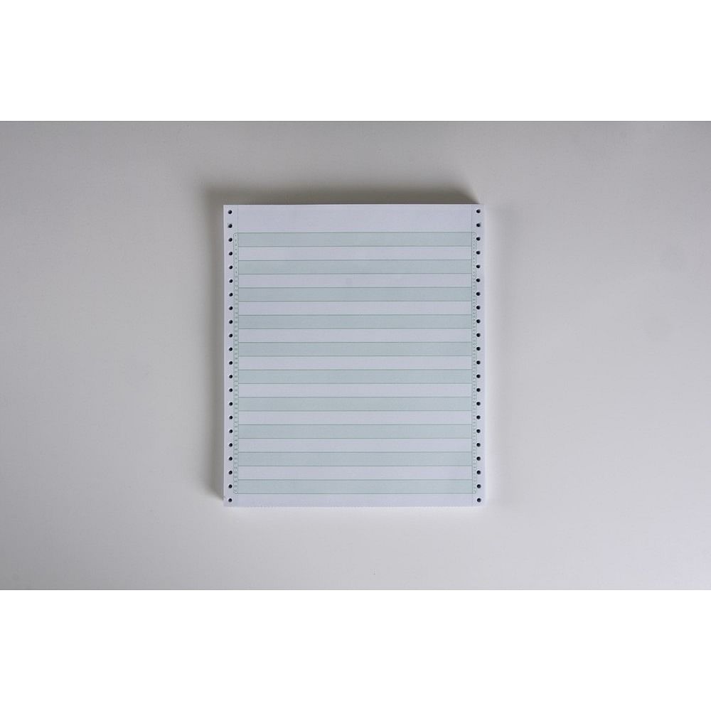 9 1/2 x 11 4-Part Continuous Computer Paper, All White
