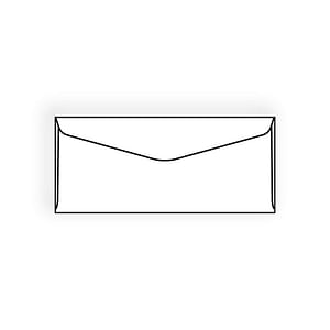 Digi-Clear Window Booklet Envelopes, 6 inch x 9-1/2 inch, 24#, #6-Style Window, White, Laser Compatible (Box of 500)