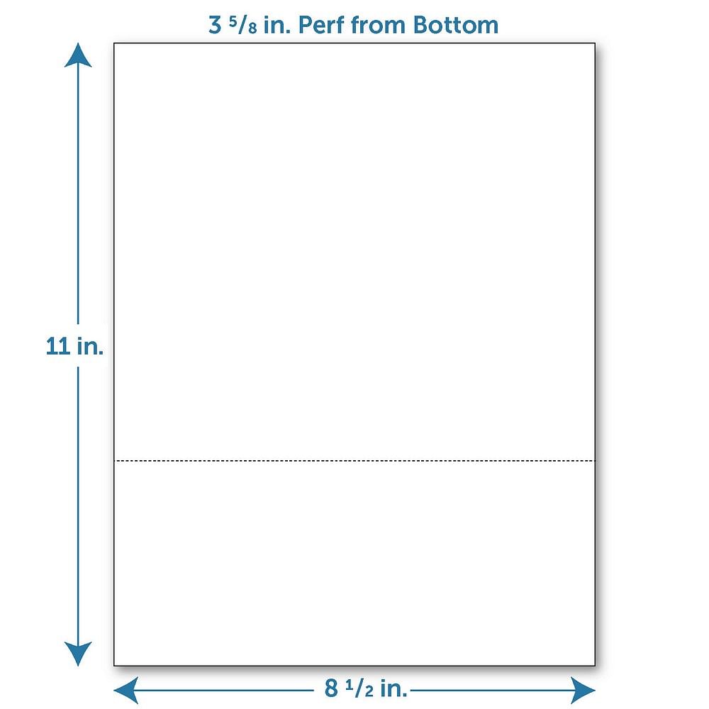 Perforated Paper Template