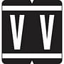 GBS/VRE Compatible "V" Labels, Polylaminated Stock, 1-1/4" X 1-5/16" Individual Letters - Roll of 500
