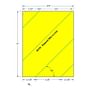 8.5" x 11" Fluorescent Yellow Full Sheet w/ Slits on Liner, 1 label per Sheet (100 Sheets per Carton)