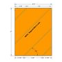 8.5" x 11" Fluorescent Orange Full Sheet w/ Slits on Liner, 1 label per Sheet (1000 Sheets per Carton)