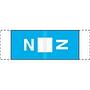 Col R Tab Compatible "N" Labels, Polylaminated Stock, 1/2 " X 1-1/2" Individual Letters - 100 per Pack