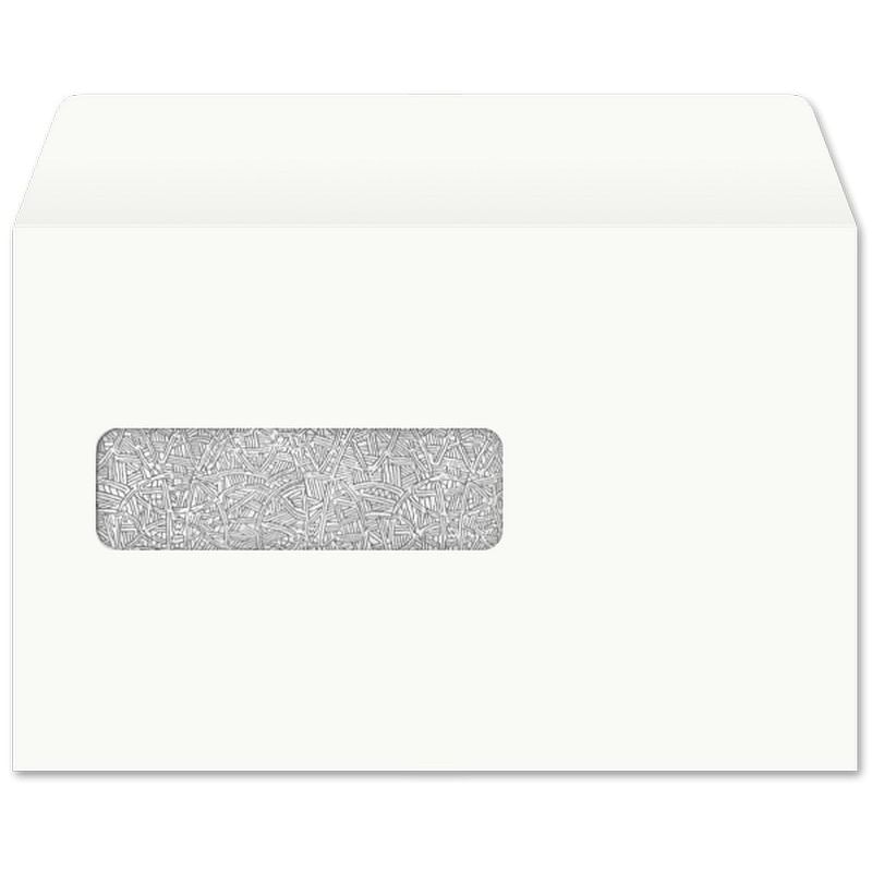 Poly Window Open Side Booklet Envelopes, 6" x 91/2", 24, White (92