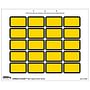 Legal Exhibits-U-Create Labels, Yellow, 1-5/8" X 1" (Pack of 240 Labels)
