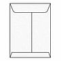 Open End Catalog Envelopes, 9" x 12", 28#, Black Wesco Security Tint, White, No Window, Remoistening Seal (Box of 500)