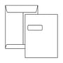 Digi-Clear Window Catalog Envelopes, 9"x 11-1/2",28#, White (92% Brightness), Center Seam, Laser Compatible (Box of 500)