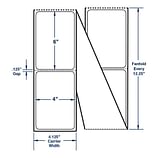 Fanfold Direct Thermal Labels