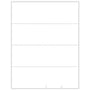 TFP W-2 4-Up Blank Face Horizontal With W2 Backer Instructions - Pack of 100