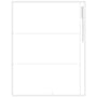 TFP W-2 3-Up Blank Face With W2 Backer Instructions WITH STUB - Pack of 500