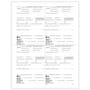 TFP W-2 M-Style Alternate 4-Up Employer’s Copies 1/D, 1/D, 1/D, 1/D - Pack of 500