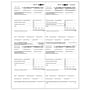 TFP W-2 W-Style Alternate 4-Up Employee’s Copies B, C, 2, 2 - Pack of 500