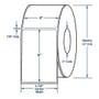 4" x 6" White General Purpose Label w/Perf Direct Print Thermal Labels, Perfed, 2800 per roll (2 Rolls per Carton)