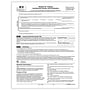 W9 Payer's Request for Tax Identification Number Cut Sheet (200 Forms/Pack)