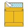 Open Side Expansion Booklet Envelopes, 10" x 15", 40#, Tan / Brown Kraft, Pressure Sensitive Seal (Box of 250)