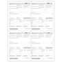 TFP W-2 P-Style 4-Up Employer’s Copies 1/D, 1/D, 1/D, 1/D - Pack of 500