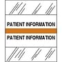 Patient Information Chart Divider Tabs, 1-1/4" x 1/2", Orange (Pack of 100)