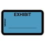 Legal Exhibit Labels, Blue Exhibit Labels, 1-5/8\