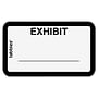 Legal Exhibit Labels, White Exhibit Labels, 1-5/8\