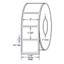 2" x 1.5" White General Purpose Thermal Transfer Labels, Perfed, 3800 per roll (8 Rolls per Carton)