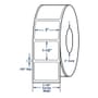 2" x 1.5" White General Purpose Thermal Transfer Labels, No Perforation, 3800 per roll (8 Rolls per Carton)