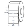 4" x 2.5" White General Purpose Thermal Transfer Labels, Non-Perforated, 2350 per roll (4 Rolls per Carton)