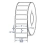 3" x 1" White General Use Thermal Transfer Labels, No Perforation, 5500 per roll (6 Rolls per Carton)