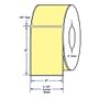 4" x 6" Pastel Yellow General Use Label w/ Perf Thermal Transfer Labels, Perfed, 1000 per roll (4 Rolls per Carton)