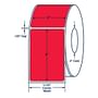 4" x 6" Fluorescent Red Thermal Transfer Labels, 1000 per roll (4 Rolls per Carton)
