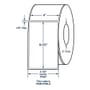 4" x 6.5" White Removable Roll Labels Thermal Transfer Labels, Perfed, 900 per roll (4 Rolls per Carton)