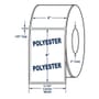 4" x 6" White 4 mil White Polyester Roll Labels Thermal Transfer Labels, Perfed, 1000 per roll (4 Rolls per Carton)