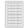 Large Laser Label Sheet, 2-5/8" x 1", Bright White, Laser Finish, Flat Sheet, Pre-Cut Die Labels (Box of 500)