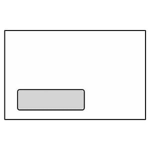 Digi-Clear Window Booklet Envelopes, 6 x 9, 24#, #3-Style