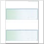 Green to Blue Rainbow Laser Check, Bottom Position, Fingerprint II, Panels at 2 - 3-1/2 - 2 - 3-1/2 (Ream of 500)