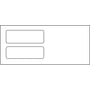 #10, Double Window Envelope, 4-1/8" x 9-1/2", 24# White Wove, Quick Stick Seal (Box of 500)