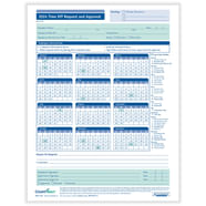 ComplyRight 2022 Time Off Request And Approval Calendar Pack Of 50 