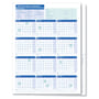 ComplyRight 2026 Attendance Calendar Folder, White, Pack of 25