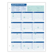 Free Employee Attendance Calendar 2023 Printable Calendar 2023