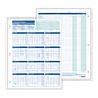 ComplyRight 2021 - 2022 Academic Year Attendance Calendar, White, 8-1/2" x 11" - 50 per Pack