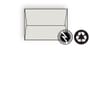 #A-6 Announcement Envelopes, 4-3/4" x 6-1/2", 24#, Recycled, Fiber-Added, Stone, Square Flaps (Box of 500)