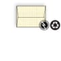 #A-6 Announcement Envelopes, 4-3/4" x 6-1/2", 24#, Recycled, Ivory Colored, Square Flaps (Box of 250)
