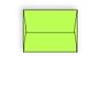 #A-6 Announcement Envelopes, 4-3/4" x 6-1/2", 24#, Brightly Colored Lime, Square Flaps Down (Box of 500)