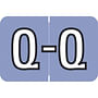 Barkley ACPM Compatible "Q" Labels, Laminated Stock, 1" X 1-1/2" Individual Letters - Roll of 500