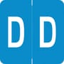 Barkley ADPK Compatible "D" Labels, Laminated Stock, 1-1/2" X 1-1/2" Individual Letters - Pack of 228