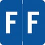 Barkley ADPK Compatible "F" Labels, Laminated Stock, 1-1/2" X 1-1/2" Individual Letters - Pack of 228